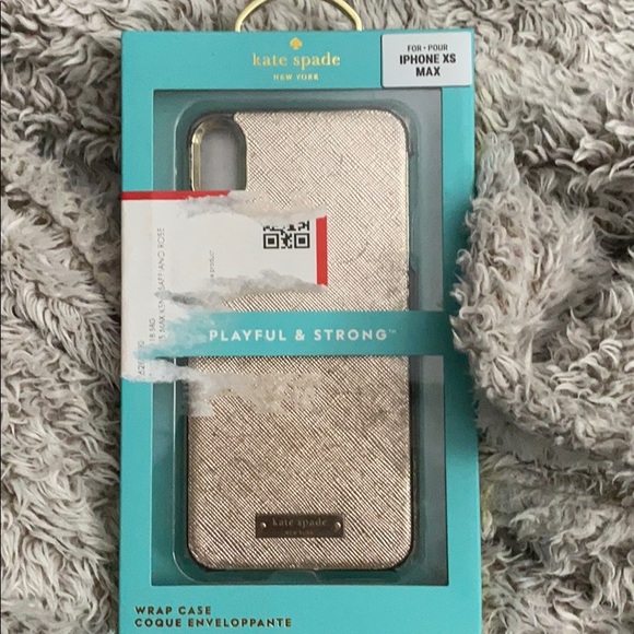 Kate Spade Rose Gold Wrap case iPhone XS Max - Picture 10 of 11
